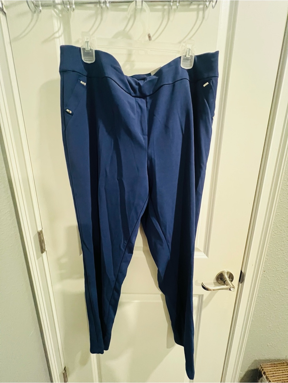 Ashley Stewart Royal Blue Skinny Pants